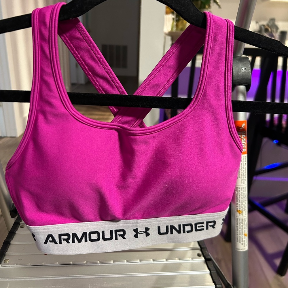 hot pink underarmour set
